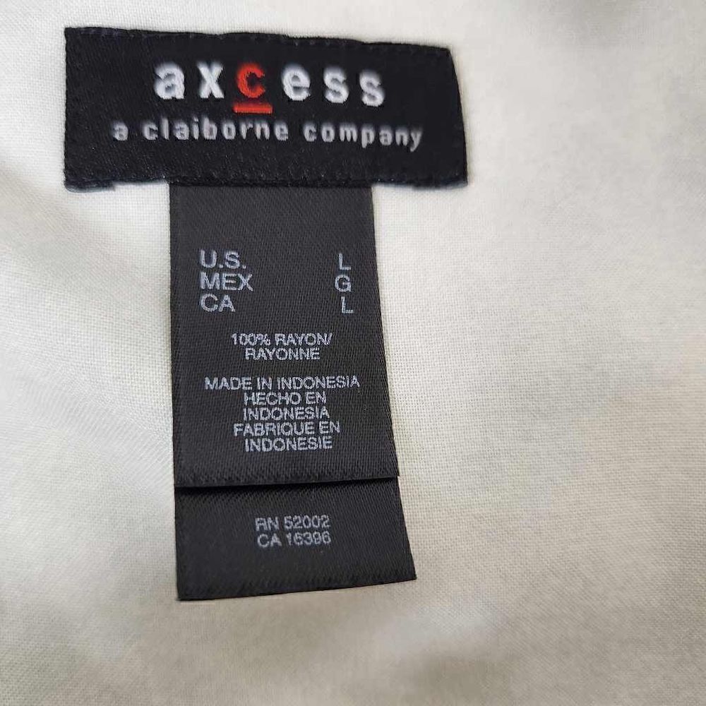 Axcess Hawaiian shirt Rayon size Large - Picture 5 of 6